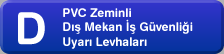 D PVC Zeminli D Mekan  Gvenlii Uyar Levhalar